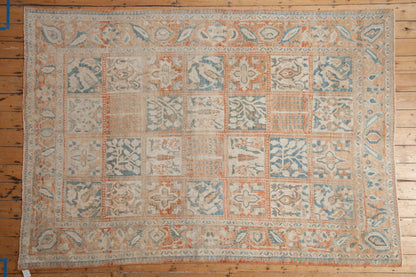 6.5x9.5 Vintage Distressed Bakhtiari Carpet