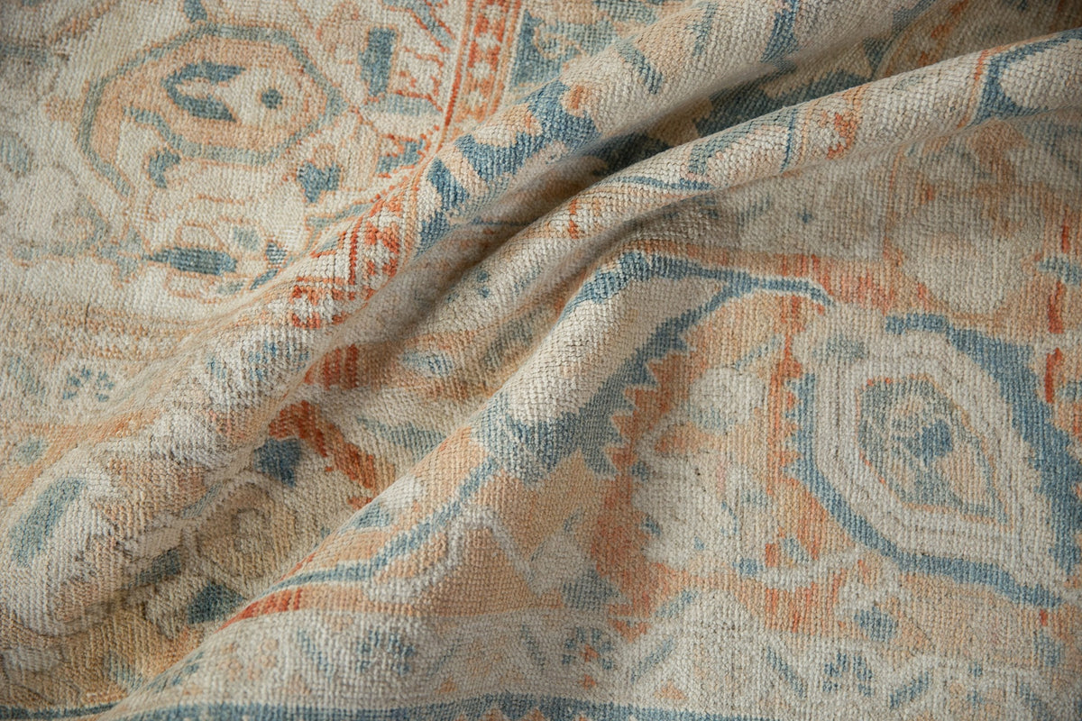 6.5x9.5 Vintage Distressed Bakhtiari Carpet