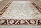 Beige and Maroon Peshawar Rug 10x15, Large Oushak Carpet, Pakistani Rug, Handmade Area Rug, Hand Knotted Rug, Living Room Rug, Nice Wool Rug