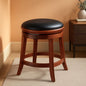 Backless Counter Height Bar Stool 24 Inch Cherry Color