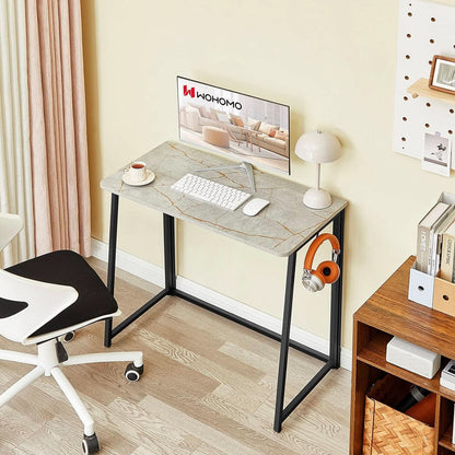 Small Foldable Computer Desk For Home Office Everyday Use