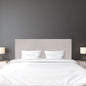 Stylish King Size Headboard in Fog Color Design