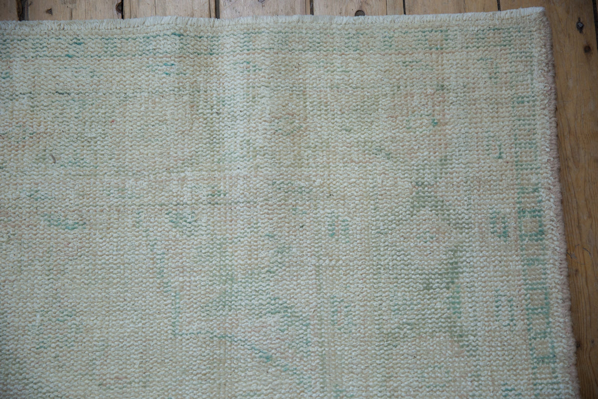 6x9.5 Vintage Distressed Oushak Carpet