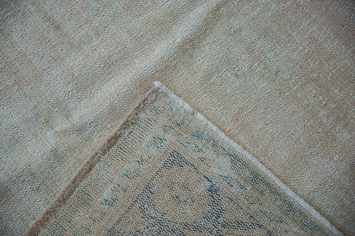 6x9.5 Vintage Distressed Oushak Carpet