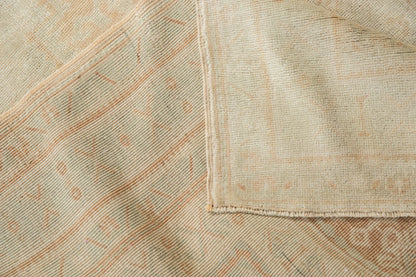 6x11.5 Vintage Distressed Oushak Carpet