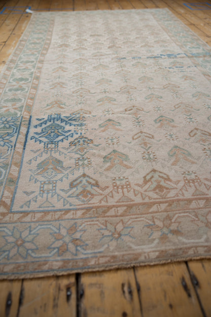 5x10.5 Vintage Distressed Oushak Rug Runner