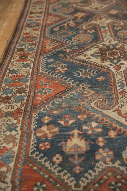 4x14 Vintage Distressed Hamadan Rug Runner