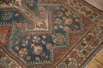 4x14 Vintage Distressed Hamadan Rug Runner