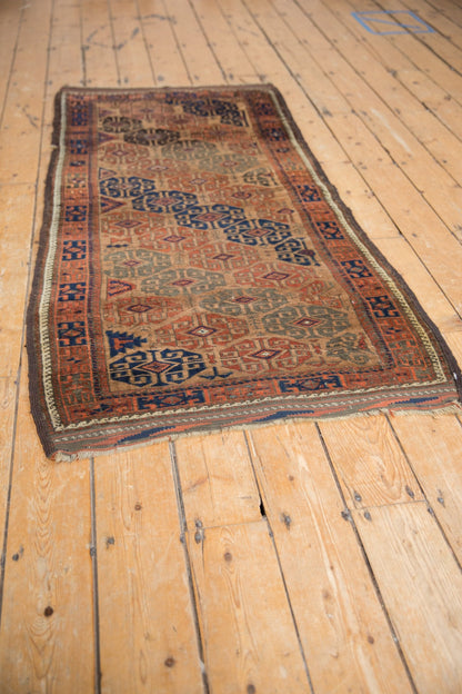 3x6 Antique Belouch Rug Runner