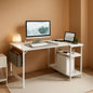 40 Inch L Shaped Desk With Power Outlets For Home Office