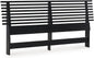 Modern Black Queen Slat Headboard Stylish Bedroom Design