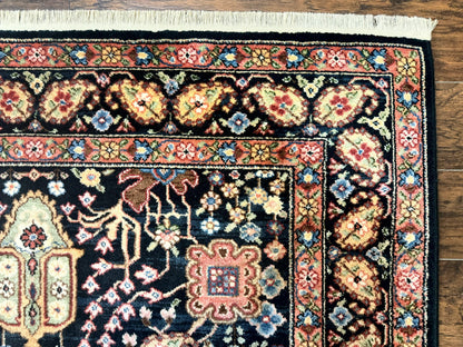 Karastan Rug 5.9 x 8.6, Chahar Mahal #604, Wool Vintage Discontinued Karastan Carpet