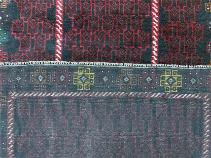 3 X 5 Vintage Handmade Tribal Wool Rug Baluchi Rug Afghan Rug Balouch Rug 3x4.7