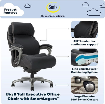 Executive Office Chair Big And Tall Air Technology