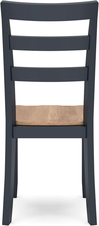 Gesthaven Solid Wood Frame Dining Chair Set 2 White Natural
