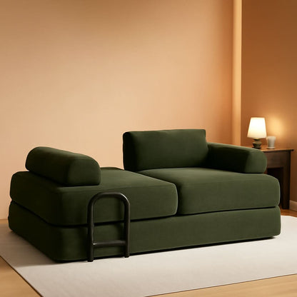 Seventy NineIn Convertible Sleeper Sofa Light Green
