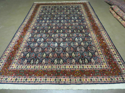 6' X 9' Vintage Fine Handmade India Paisley Rug Hand Knotted Carpet Organic Dye