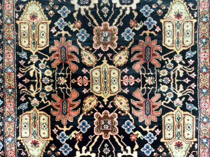 Karastan Rug 5.9 x 8.6, Chahar Mahal #604, Wool Vintage Discontinued Karastan Carpet