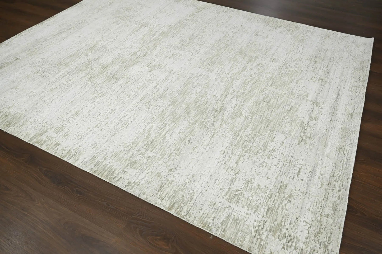 Multi Size Gray, Beige Hand Knotted 100% Wool Modern & Contemporary Oriental Area Rug