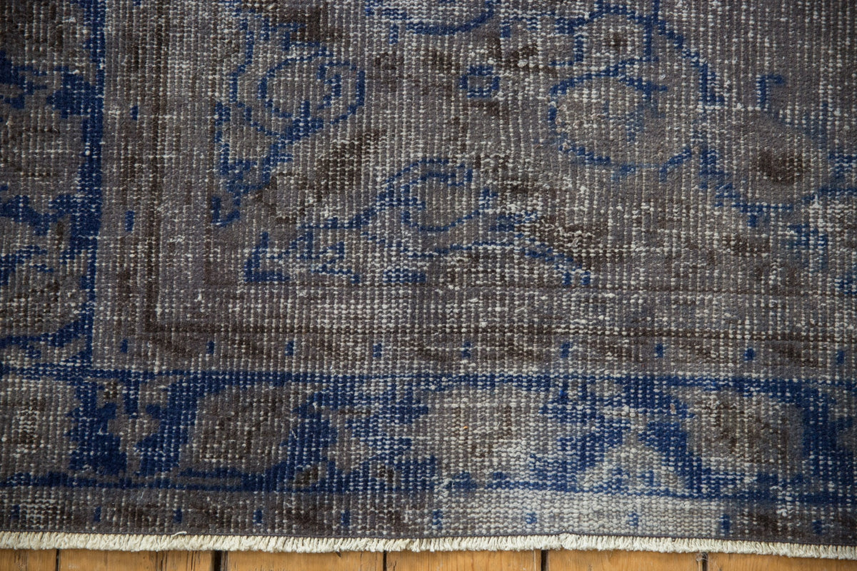 6.5x9 Vintage Distressed Overdyed Oushak Carpet