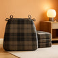 D Shaped Chair Cushions 2 Inch Thick Brown 17x16 Pads