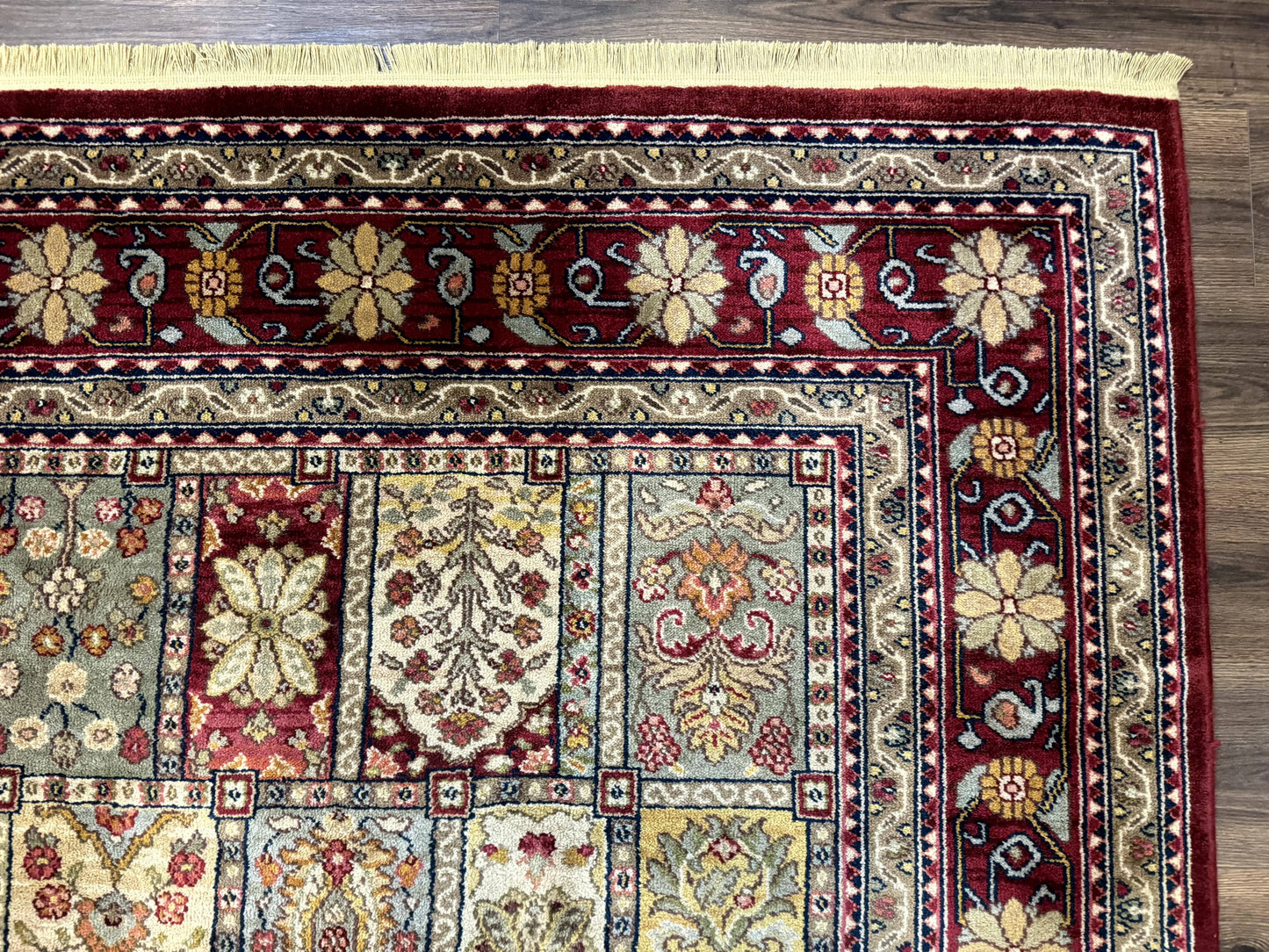 Karastan Bakhtiyari Rug 8.8 x 10, Antique Legends Karastan Wool Carpet #2200-202, Multicolor Panel