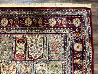Karastan Bakhtiyari Rug 8.8 x 10, Antique Legends Karastan Wool Carpet #2200-202, Multicolor Panel