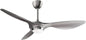 52 Inch Smart WiFi Ceiling Fan With Light And Remote Silver