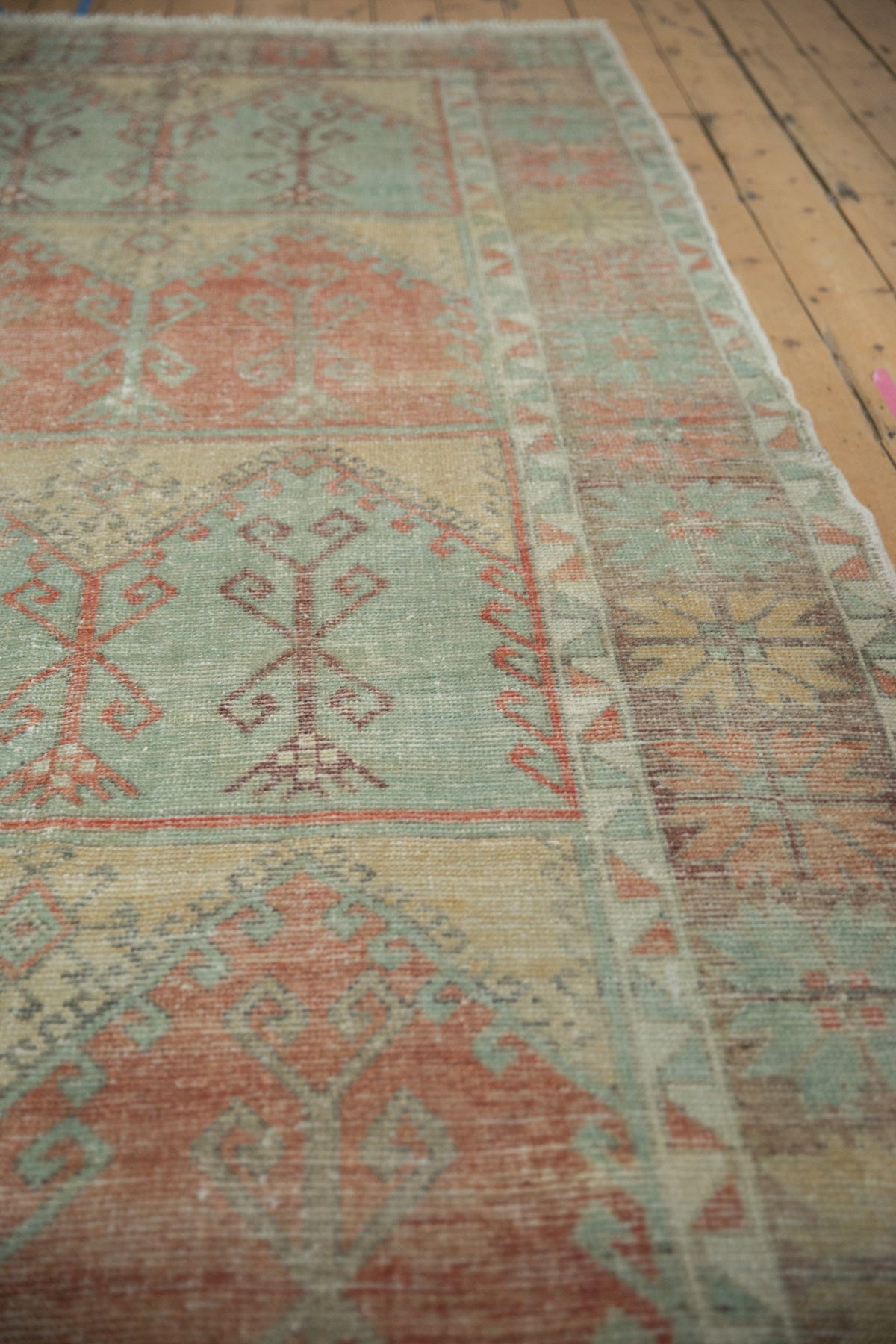 5.5x12 Vintage Distressed Oushak Rug Runner