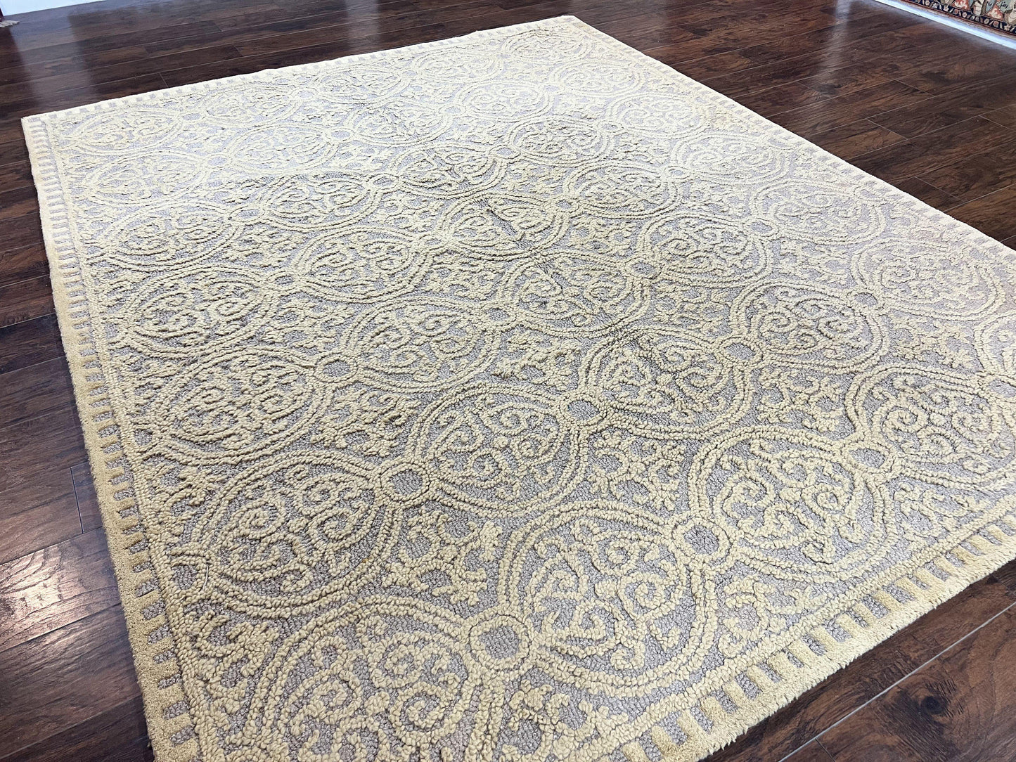 Safavieh Rug 8x10, Cambridge Rug, Wool Hand Tufted Carpet, Modern Room Sized Wool Pile Area Rug