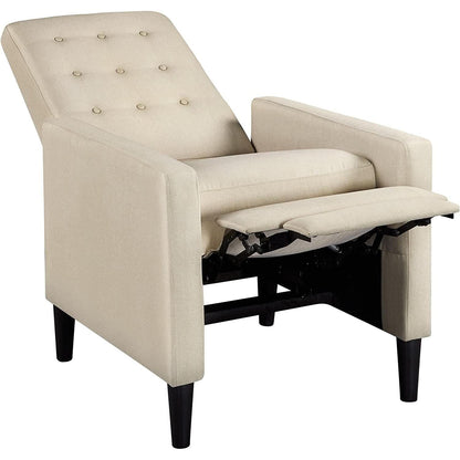 Fabric Recliner Chair Mid Century Modern With Durable Polyester Upholstery