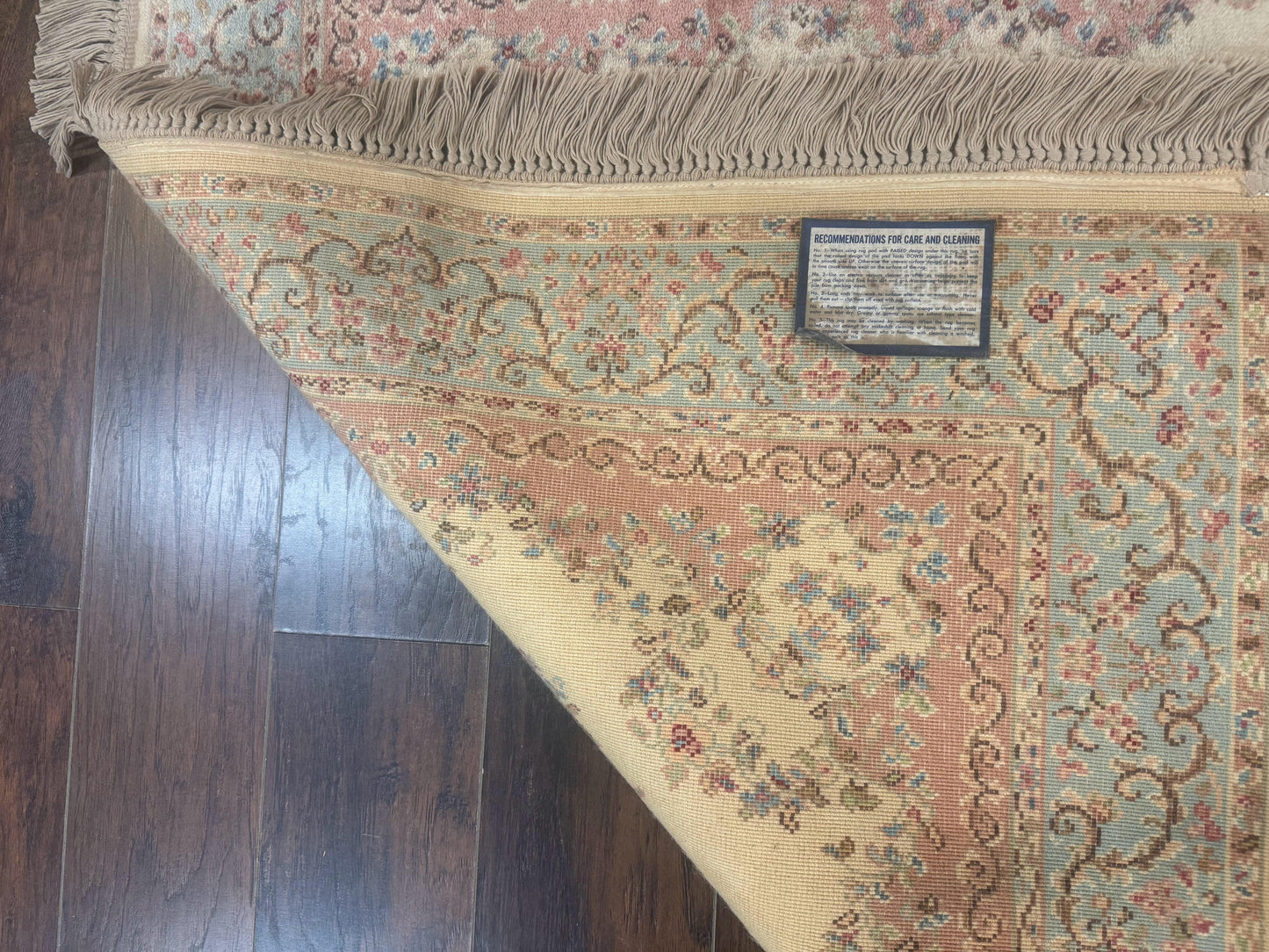 Karastan Rug 4x6, Pastel Ivory Kirman Rug #784, Wool Karastan Carpet, Original 700 Series, Vintage Karastan Area Rug, Discontinued