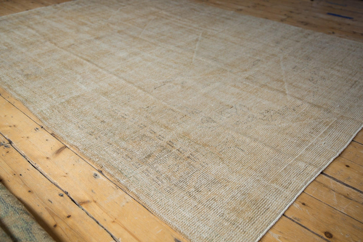 6.5x8.5 Vintage Distressed Oushak Carpet
