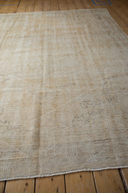 6.5x8.5 Vintage Distressed Oushak Carpet