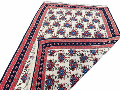 3x5 Vintage Kurdish Senneh Kilim Rug 3 x 5 Heirloom Rug Flatweave Antique Rug Playroom Rug Collectible Rug Beige Kilim