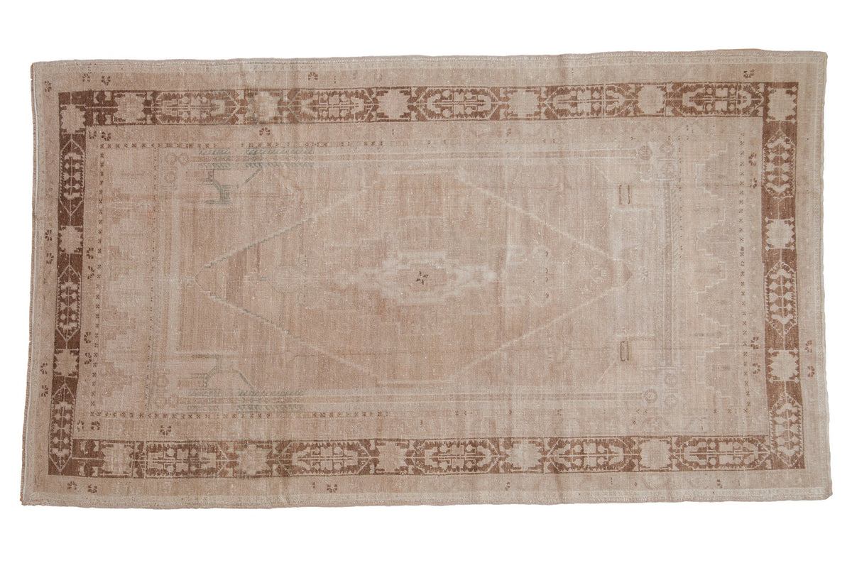 5x8.5 Vintage Distressed Oushak Carpet