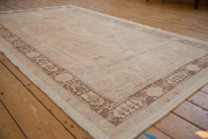 5x8.5 Vintage Distressed Oushak Carpet