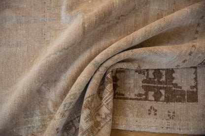 5x8.5 Vintage Distressed Oushak Carpet