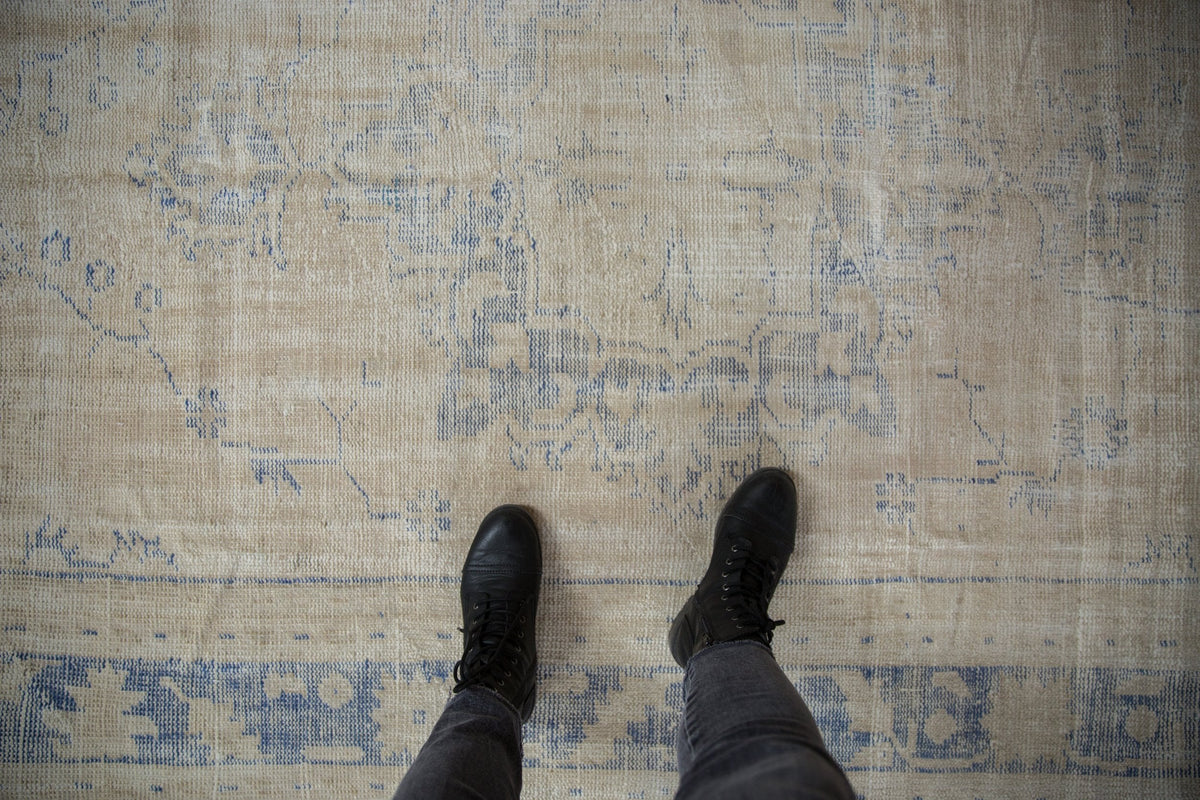 6x9.5 Vintage Distressed Oushak Carpet