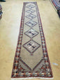 2'4" X 11' Antique Handmade Turkish Wool Rug Runner Carpet Camel Hair Nice