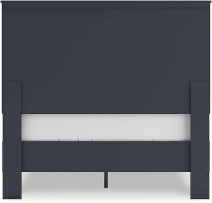 Stylish Navy Blue Full Panel Headboard for Bedrooms