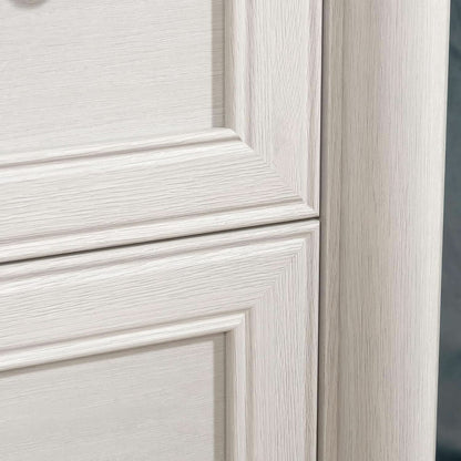 Two Drawer File Cabinet In Glacier Oak With Interlocking Drawers