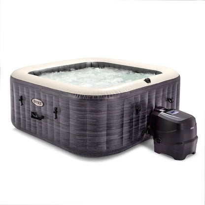 Purespa Plus Greystone 4-Person Inflatable Hot Tub with Jets