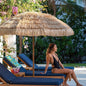7.5ft Tiki Umbrella Thatched Cover For Beach Patio