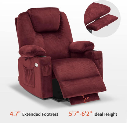 Large Power Lift Recliner Chair With Massage And Heat