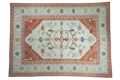 7.5x10 Vintage Distressed Oushak Carpet