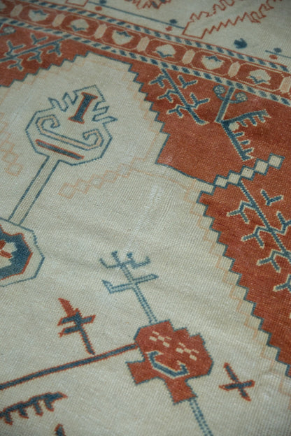 7.5x10 Vintage Distressed Oushak Carpet
