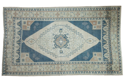 5.5x9.5 Vintage Distressed Oushak Carpet