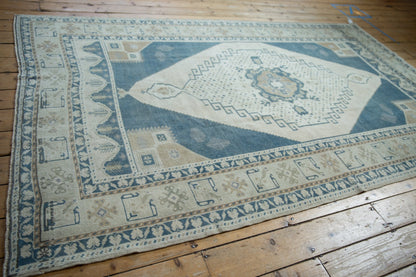 5.5x9.5 Vintage Distressed Oushak Carpet