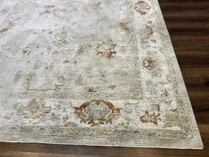 Modern Turkish Oushak Rug 7x9, Netural Colors
